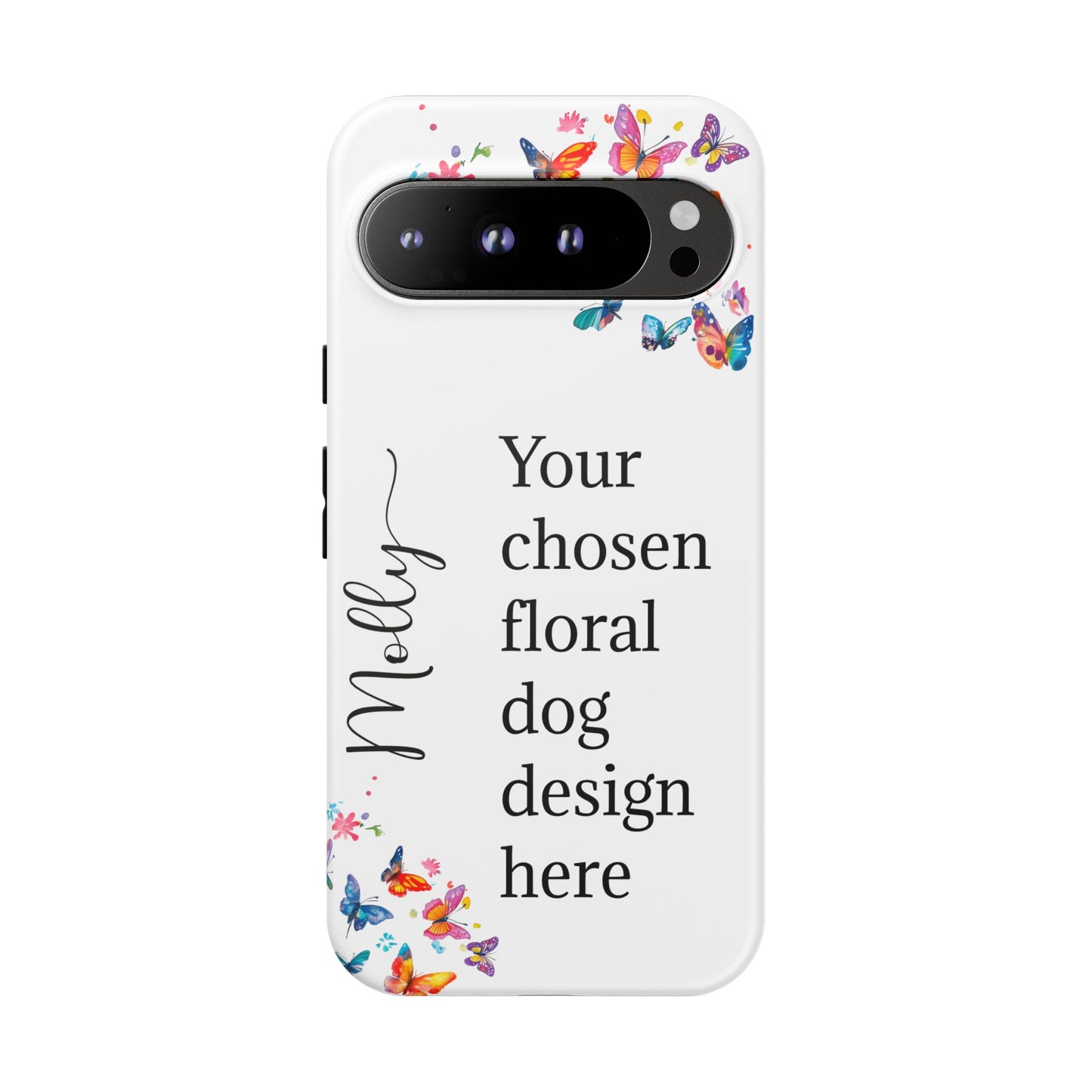 Phone Case, Personalized from ANY OF OUR DESIGNS - White case