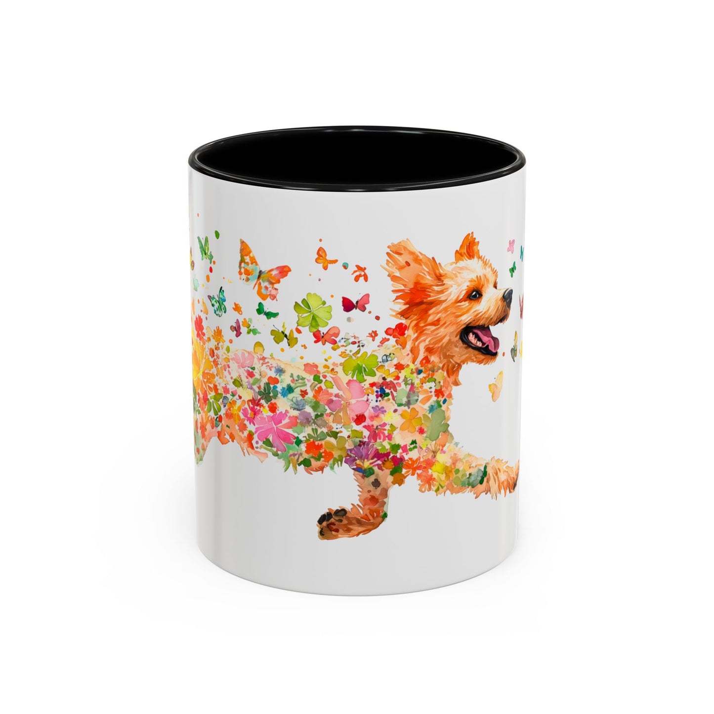 Golden Doodle/Groodle #2 Personalized Colorful Accent Mugs, 11oz