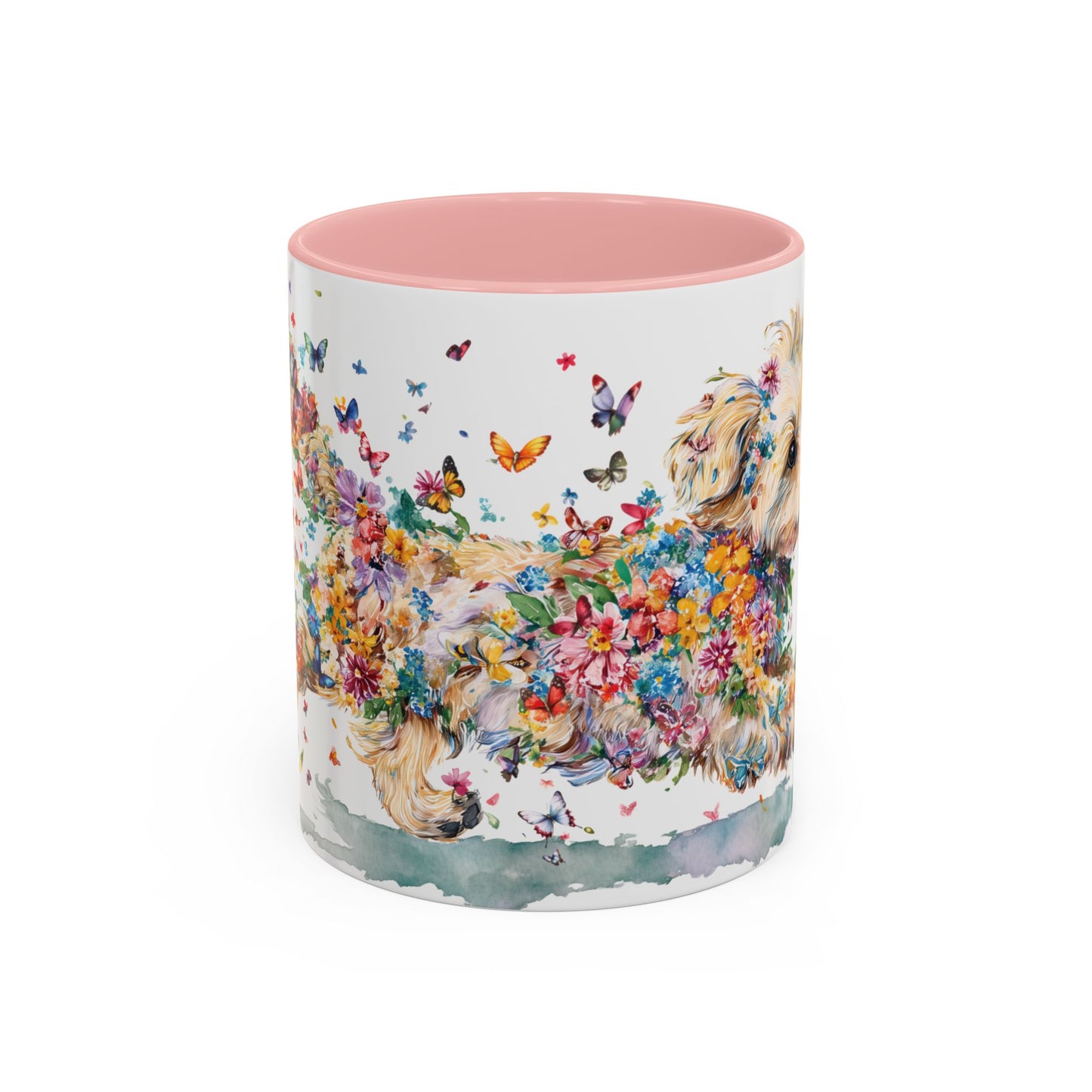 Yorkipoo #2 Personalized Accent Mugs, 11oz