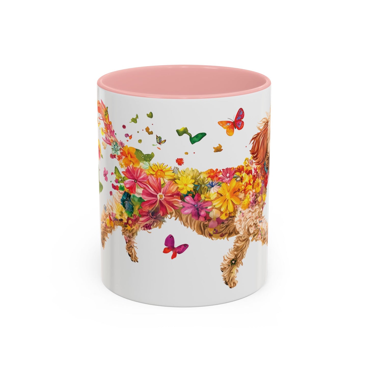 Cavoodle/Cavapoo Personalized Accent Mugs, 11oz