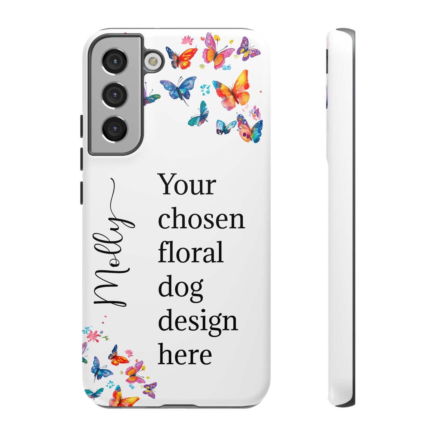 Phone Case, Personalized from ANY OF OUR DESIGNS - White case