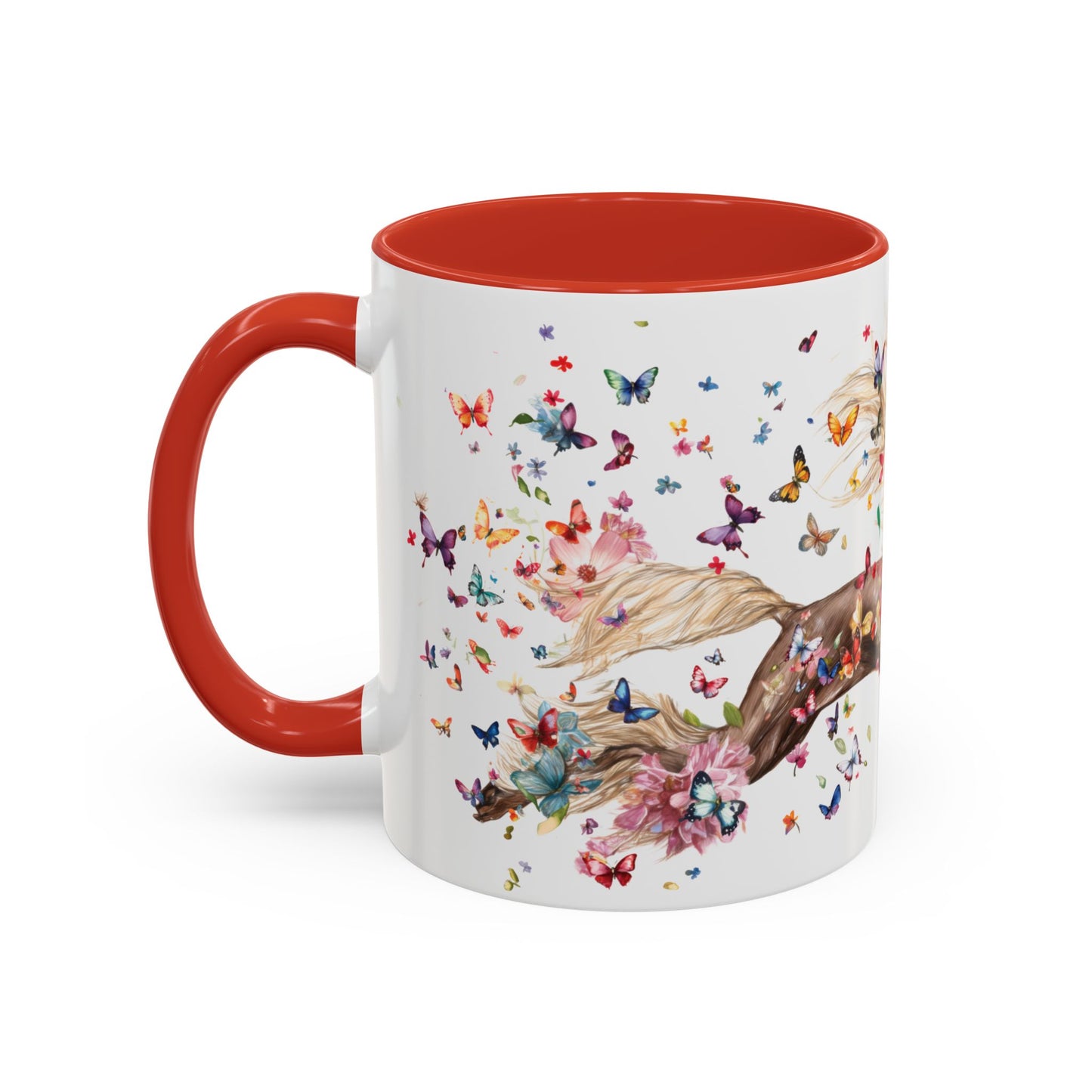 Chinese Crested Personalized Accent Mugs, 11oz