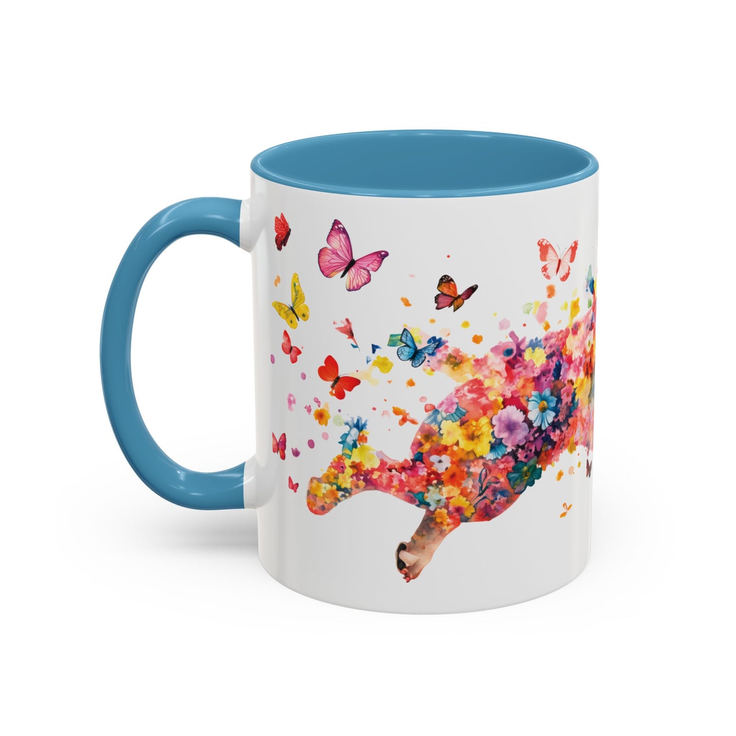 British/English Bulldog Personalized Accent Mugs, 11oz