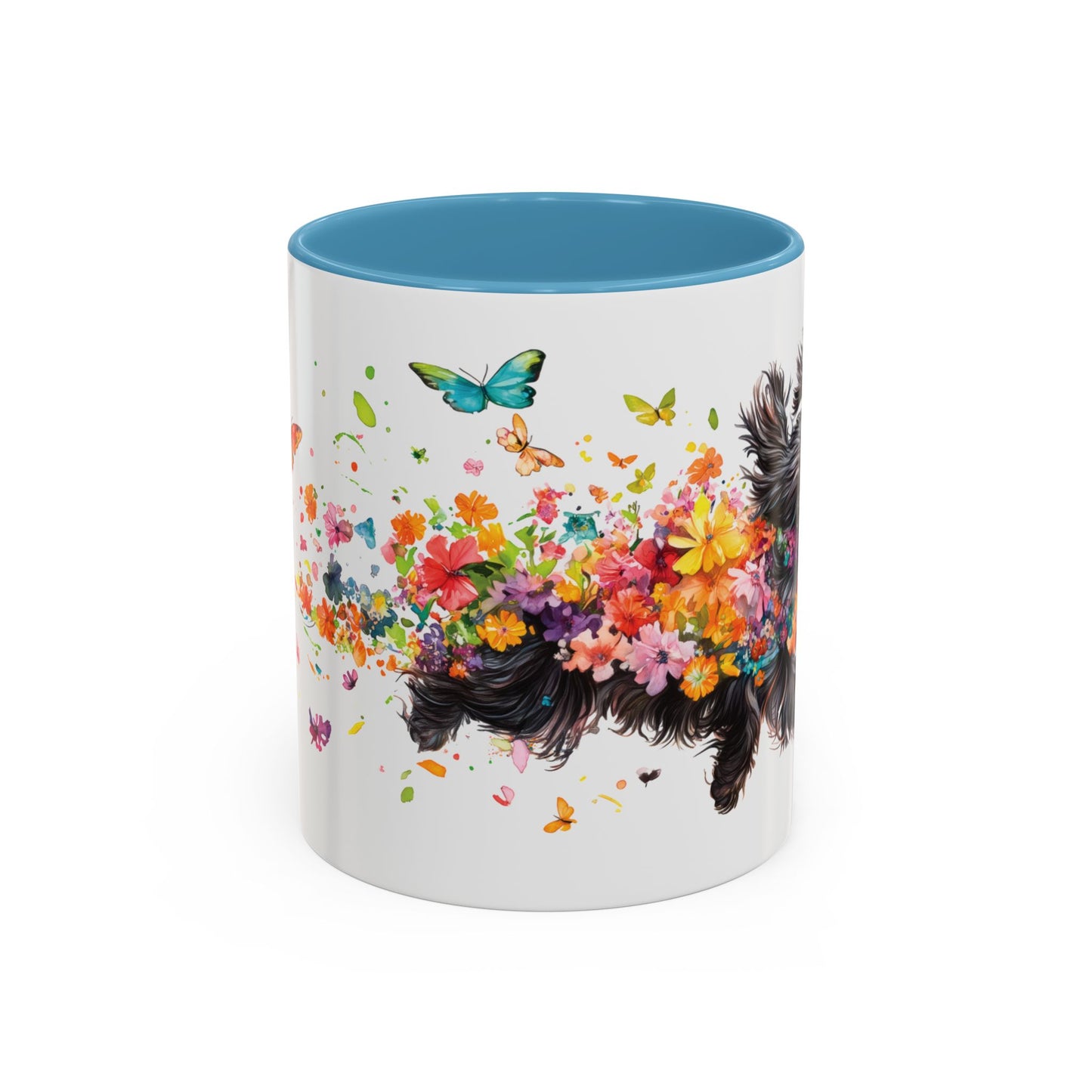 Peekingese #4 Personalized Accent Mugs, 11oz