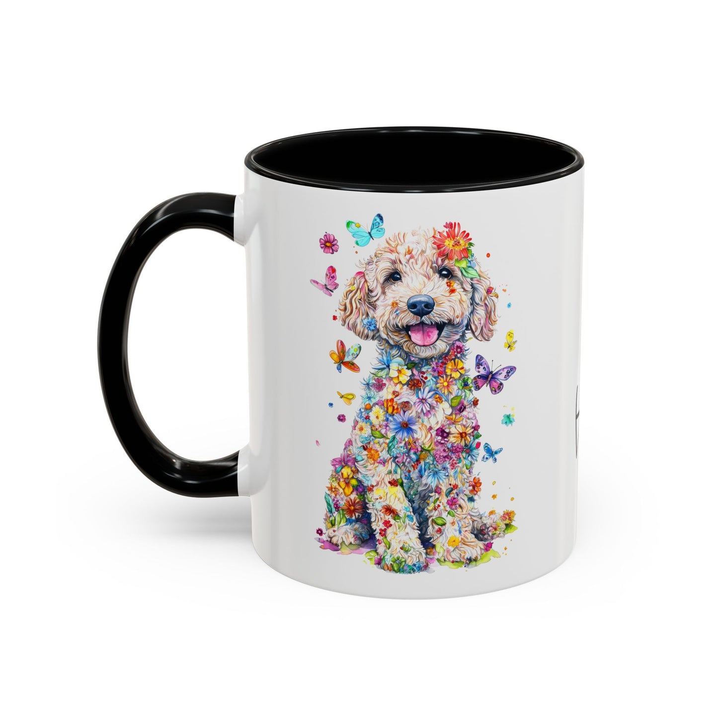 Golden Doodle / Groodle Personalized Colorful Accent Mugs, 11oz