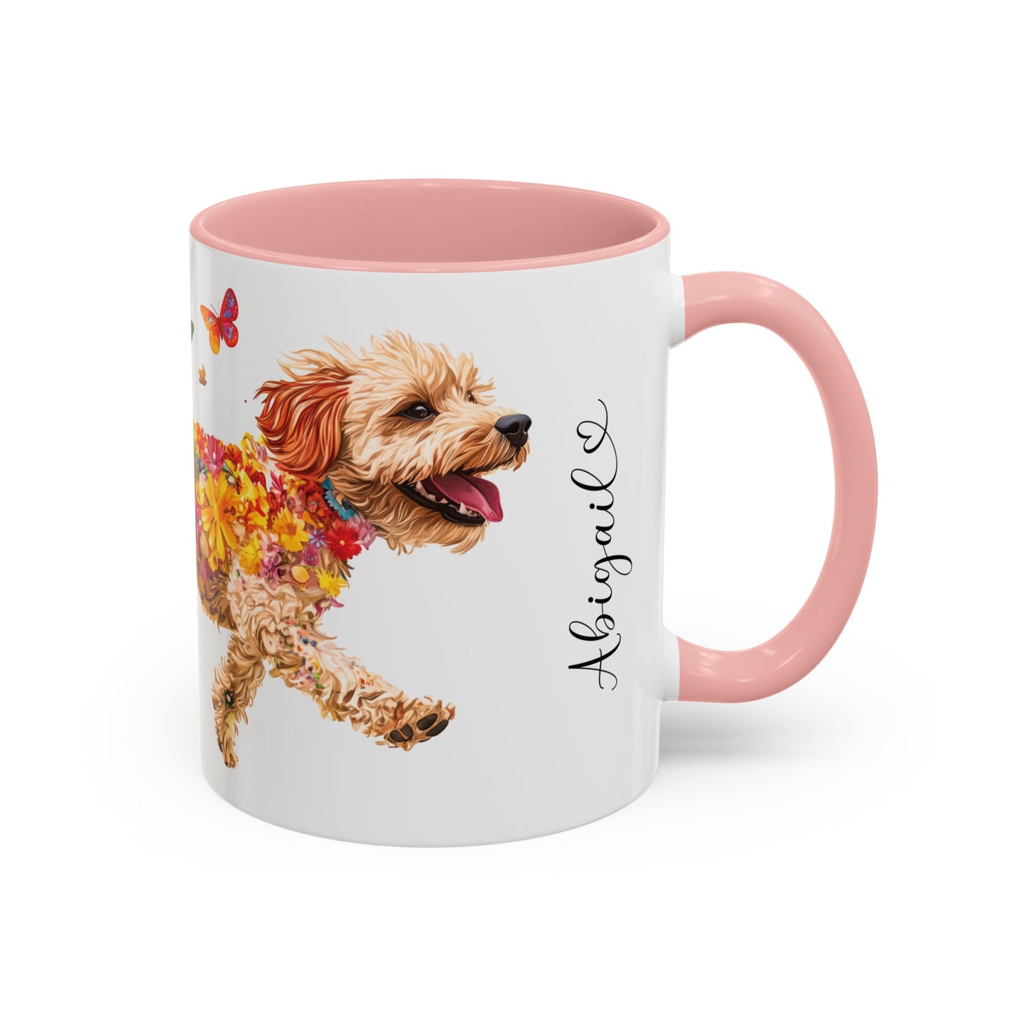 Cavoodle/Cavapoo Personalized Accent Mugs, 11oz