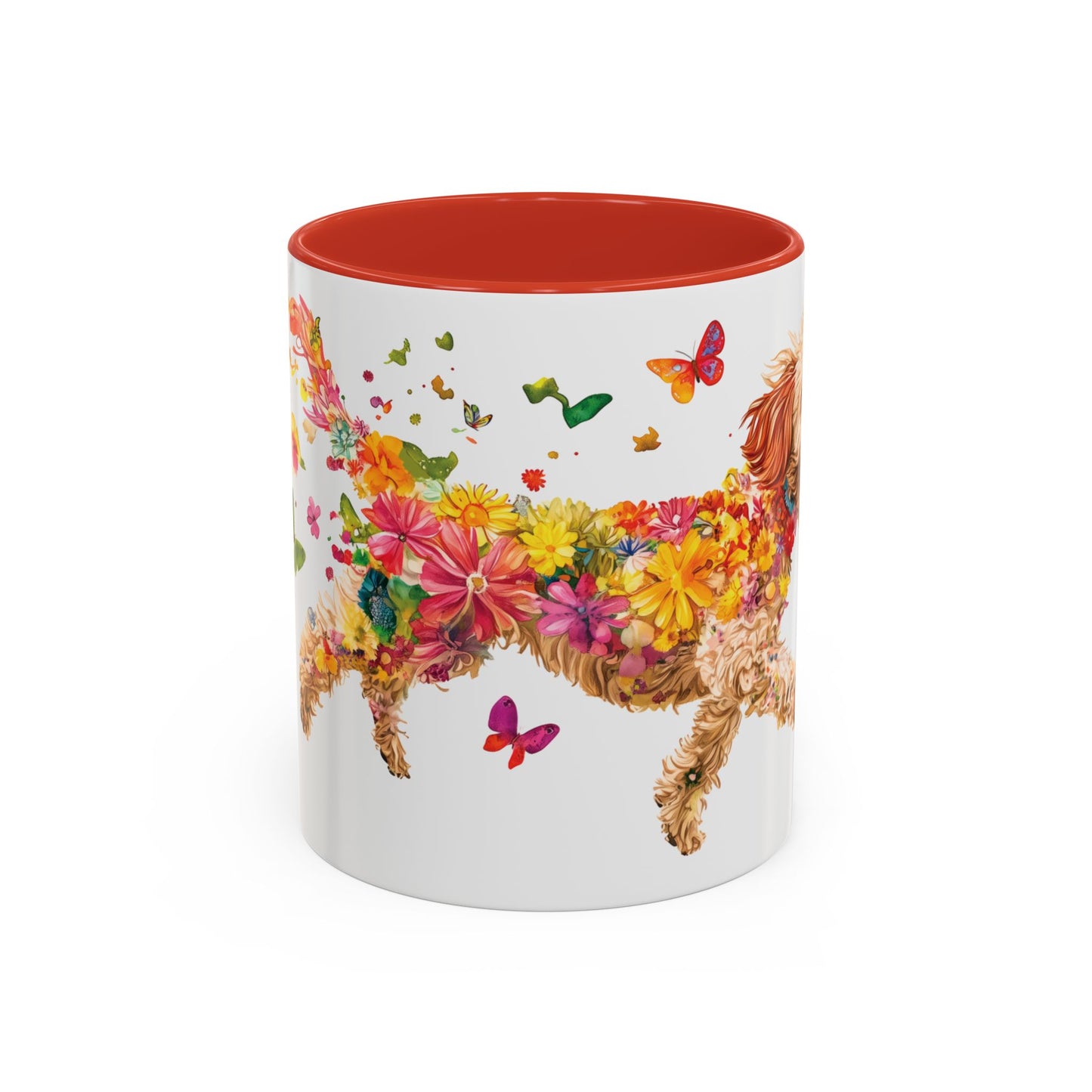 Cavoodle/Cavapoo Personalized Accent Mugs, 11oz