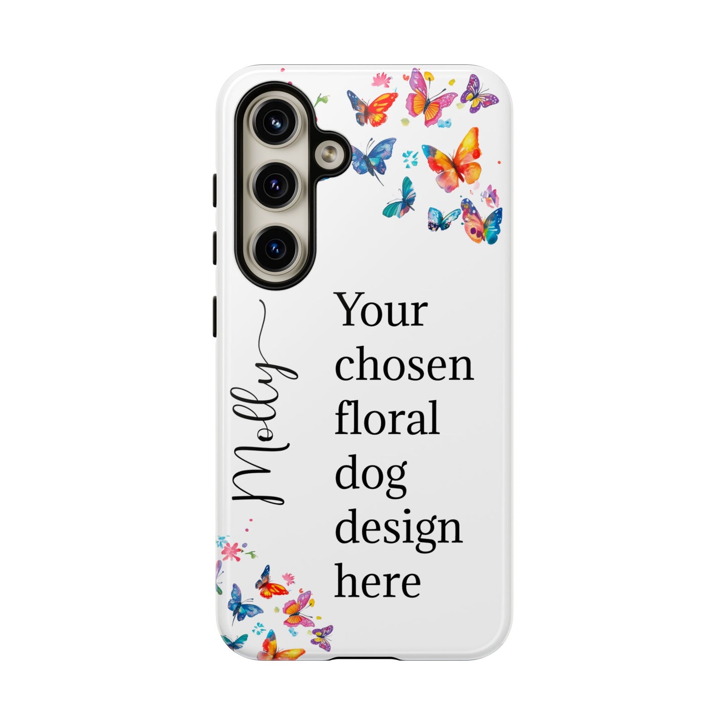 Phone Case, Personalized from ANY OF OUR DESIGNS - White case