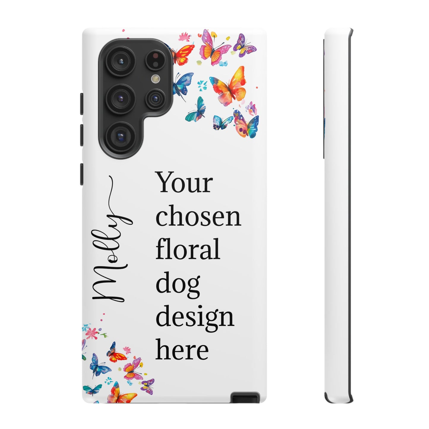 Phone Case, Personalized from ANY OF OUR DESIGNS - White case