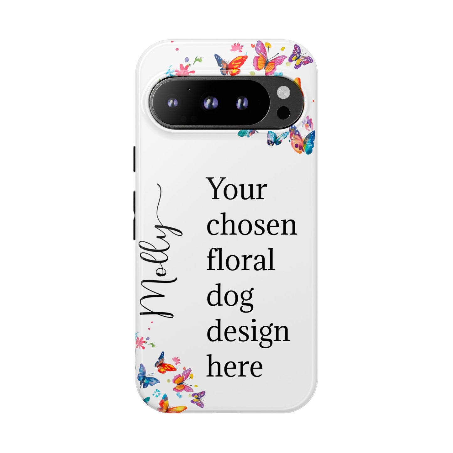 Phone Case, Personalized from ANY OF OUR DESIGNS - White case