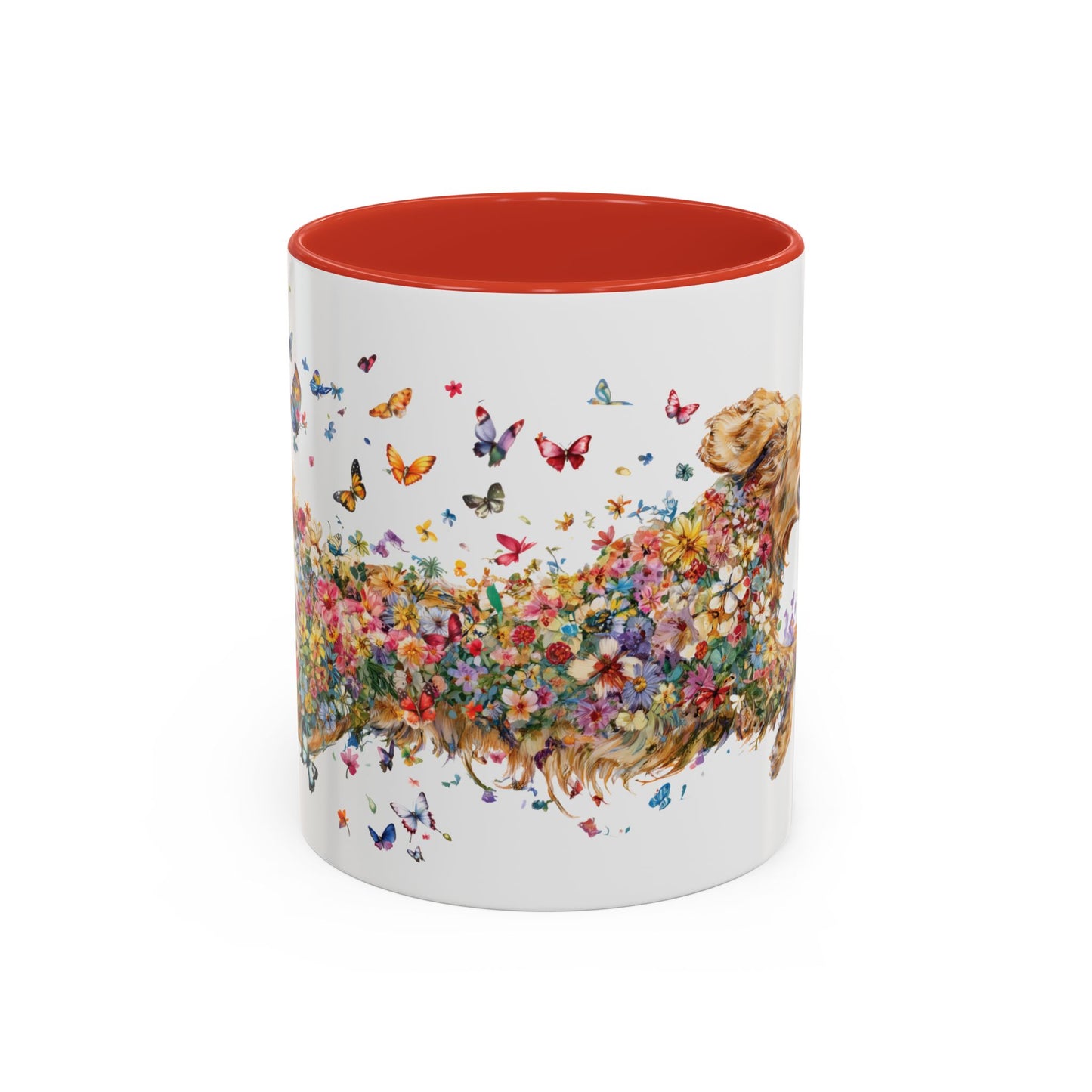 Golden Retriever #2 Retriever Personalized Accent Mugs, 11oz