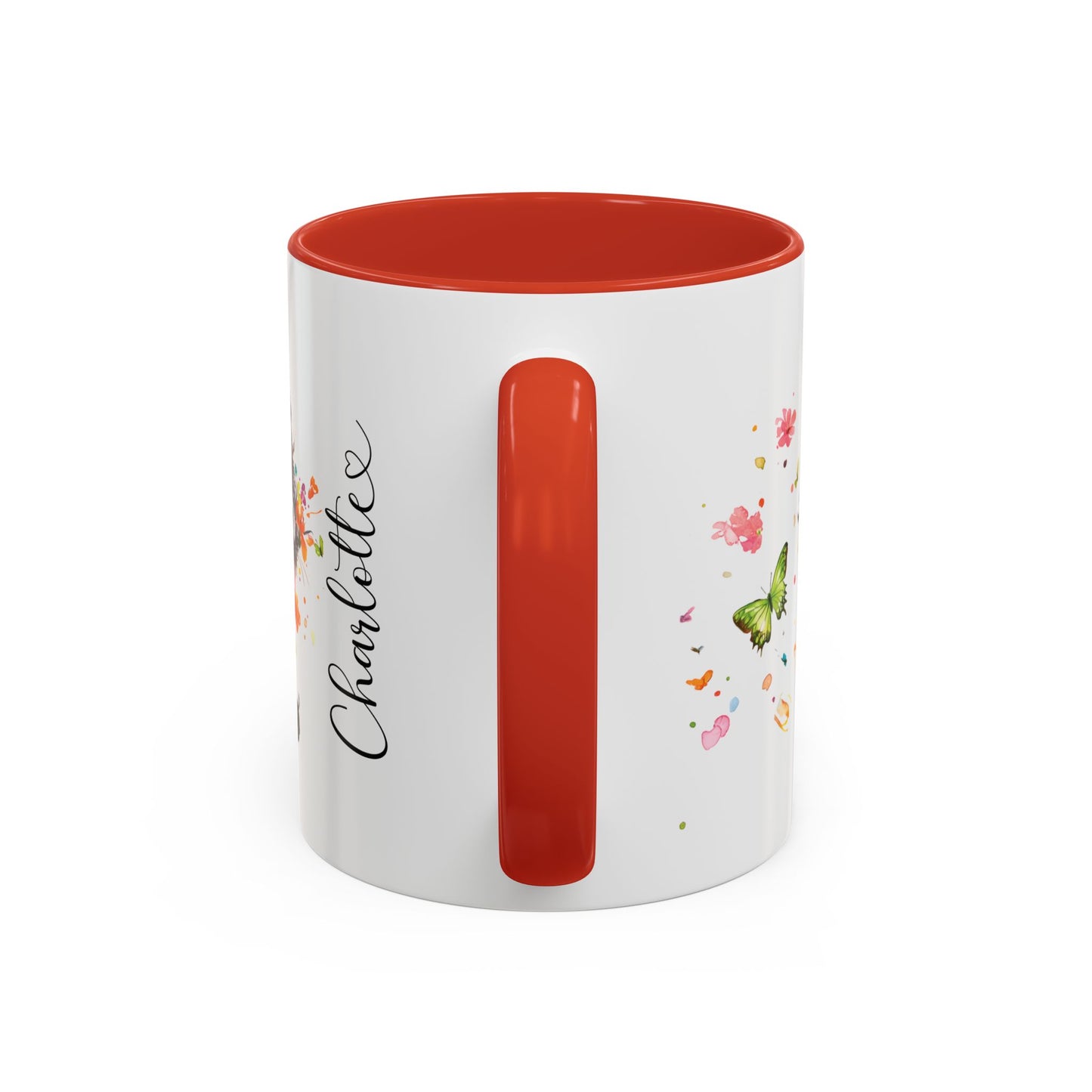 Peekingese #4 Personalized Accent Mugs, 11oz
