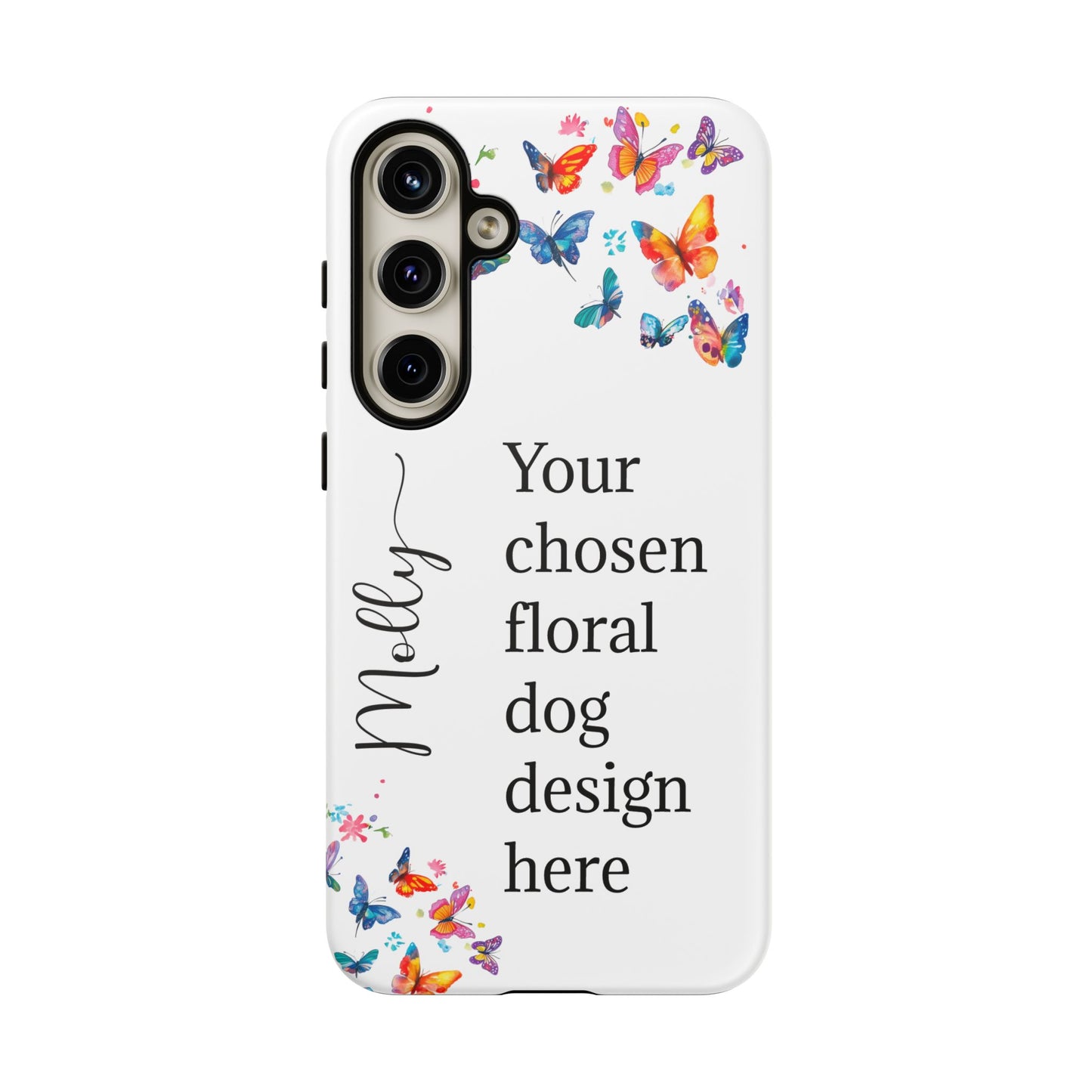 Phone Case, Personalized from ANY OF OUR DESIGNS - White case