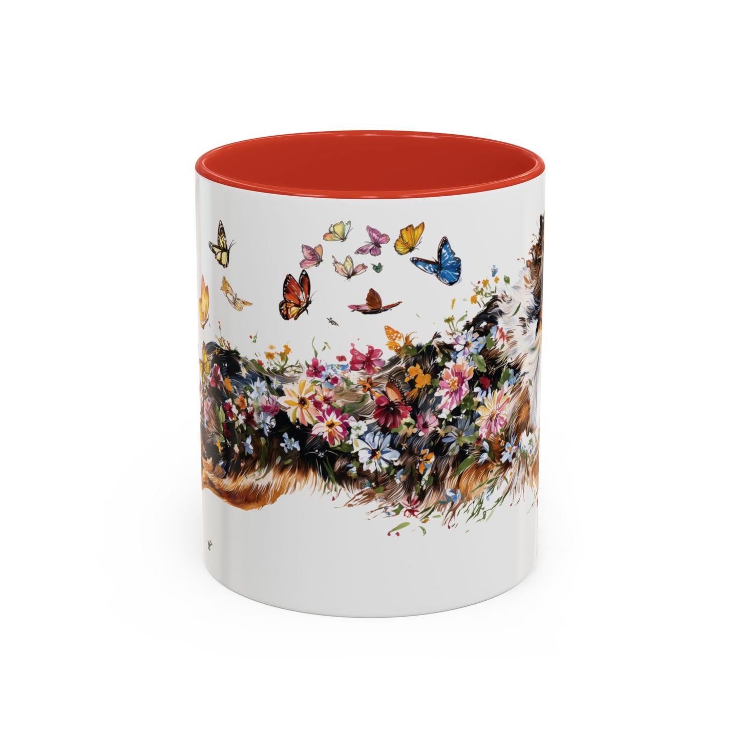 Australian Shepherd (Docked) #1 Personalized Accent Mugs, 11oz