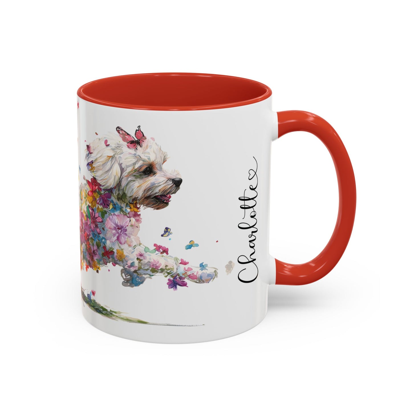Shihpoo Personalized Accent Mugs, 11oz