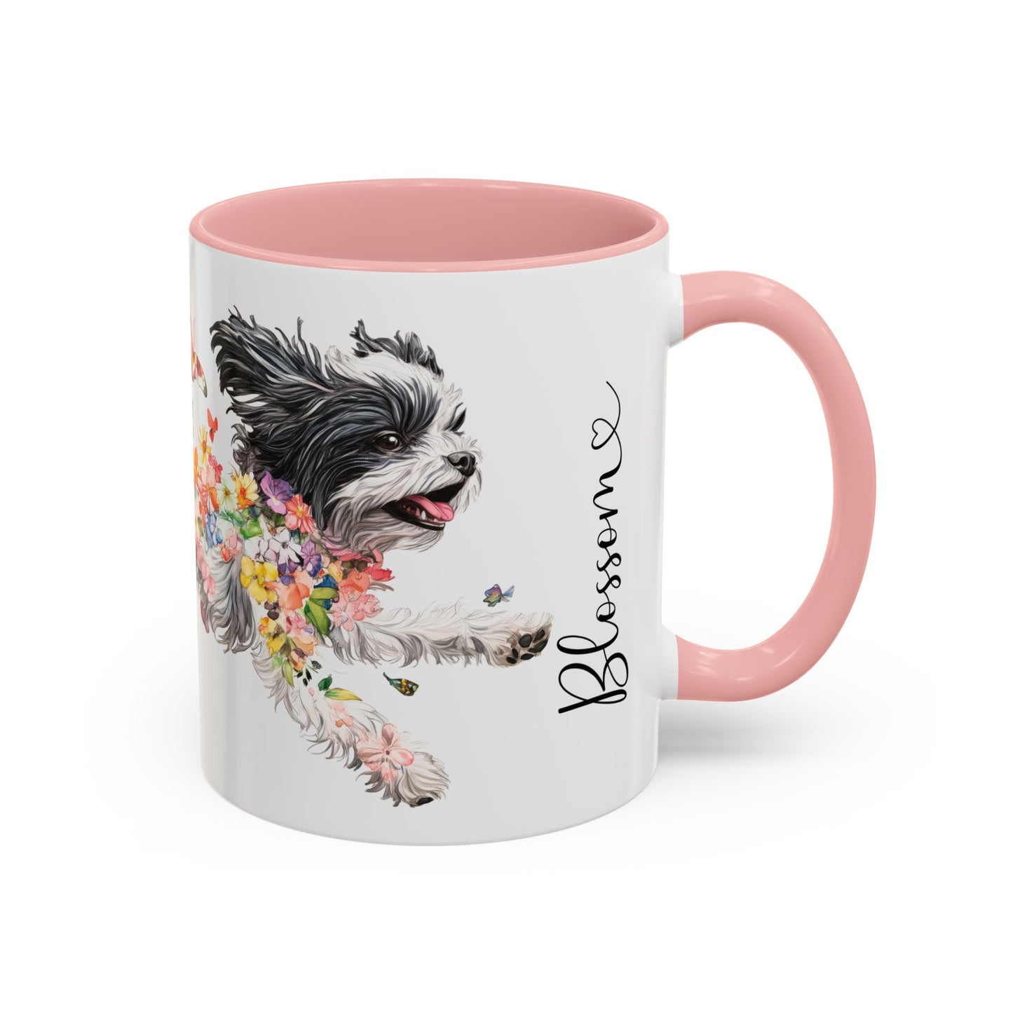 Shih Tzu #2 Personalized Accent Mugs, 11oz
