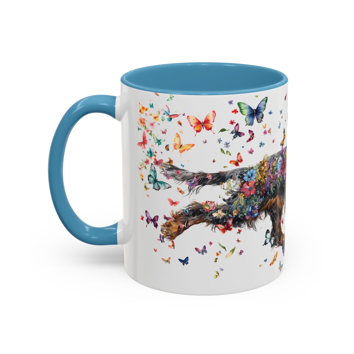 English Cocker Spaniel Personalized Accent Mugs, 11oz