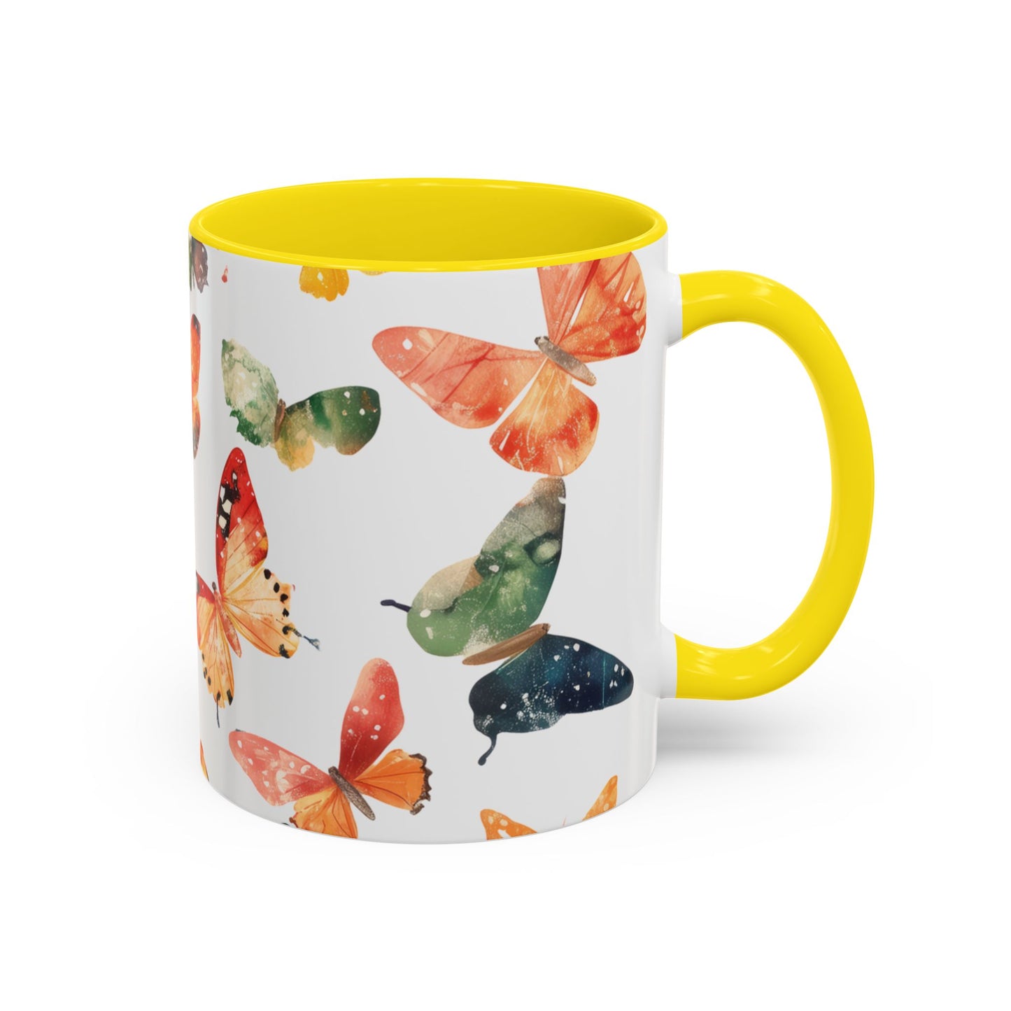 Butterfly Accent Mugs, 11oz & 15oz - USA ONLY