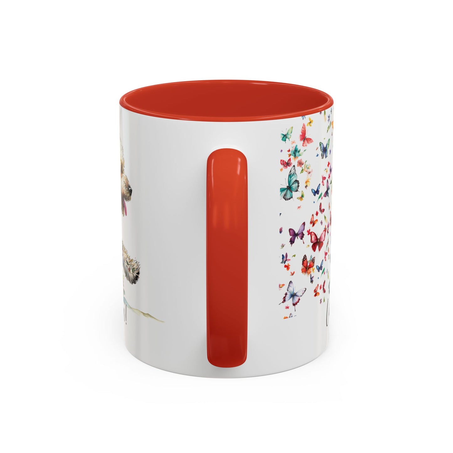 Golden Doodle #2 "Live like the gate was left open" Accent Mugs, 11oz