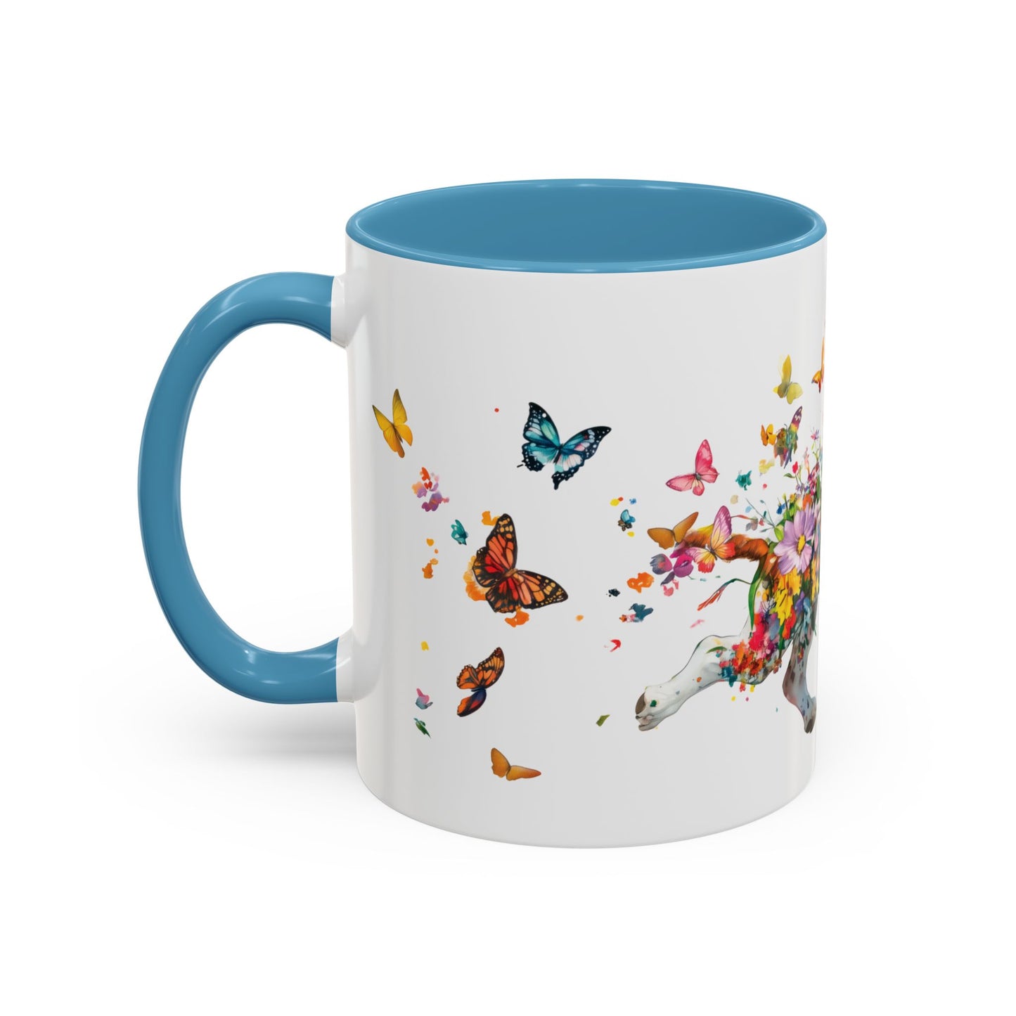 Basset Hound #1 Personalized Accent Mugs, 11oz
