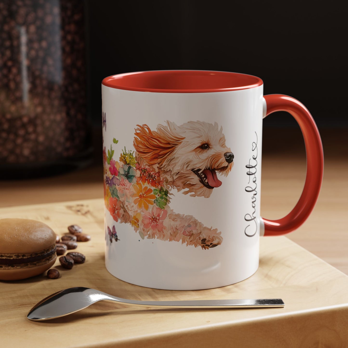 Cockapoo Personalized Accent Mugs, 11oz