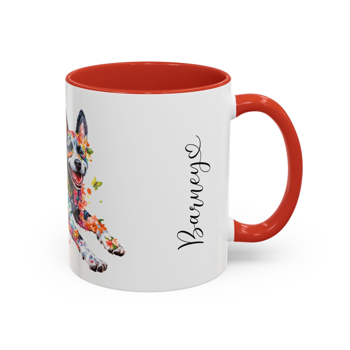 Australian cattle dog (Blue Heeler) Personalized Accent Mugs, 11oz