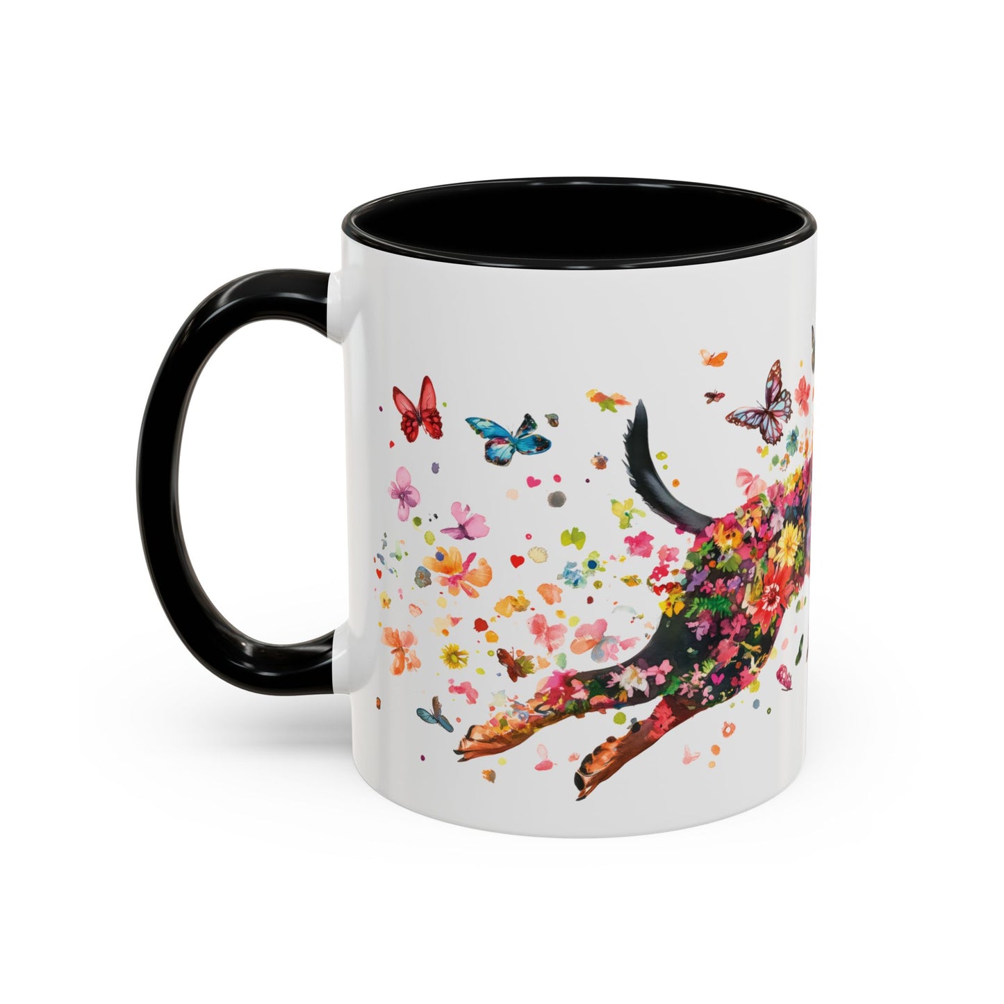 British Manchester Terrier Personalized Accent Mugs, 11oz