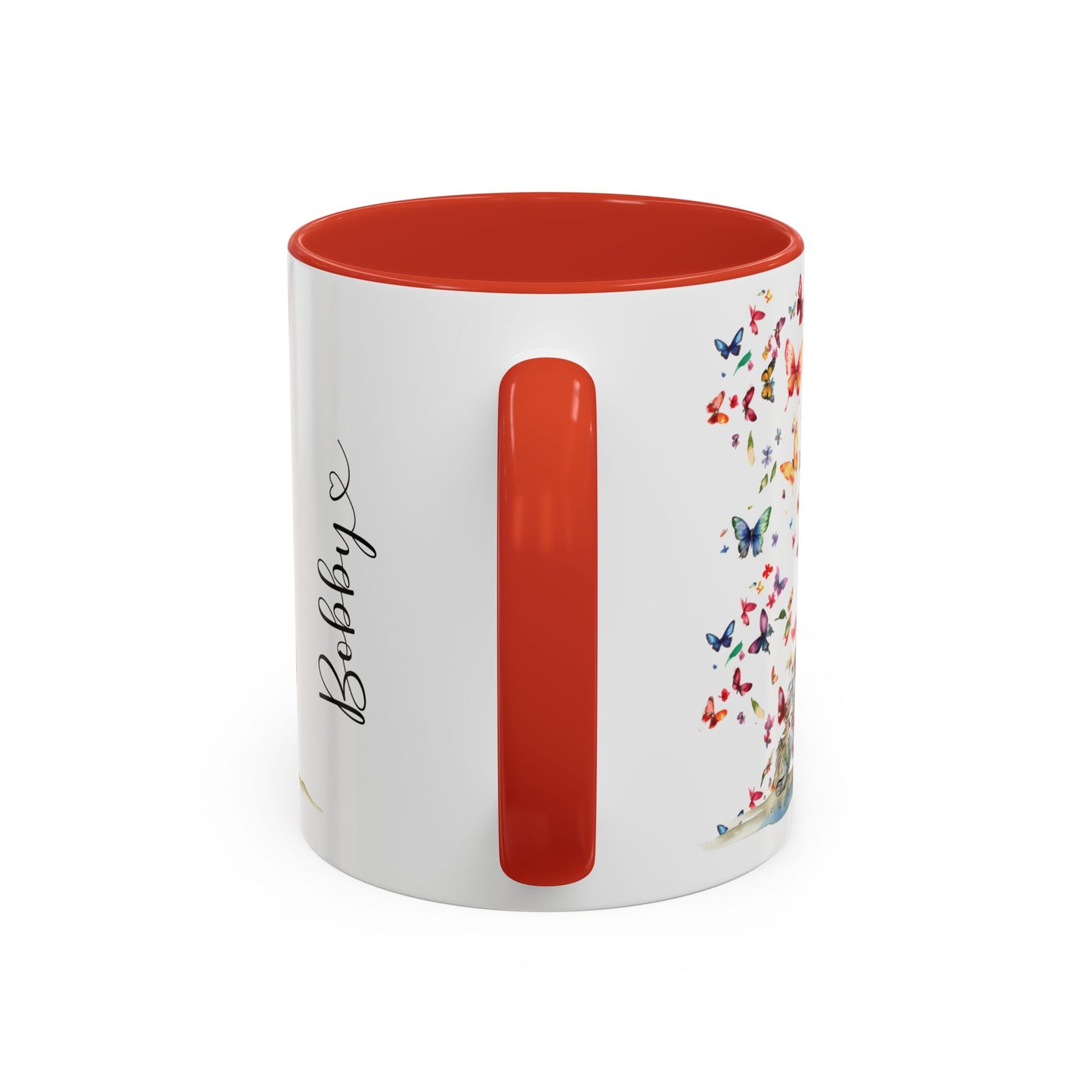 Labradoodle #2 Personalized Accent Mugs, 11oz