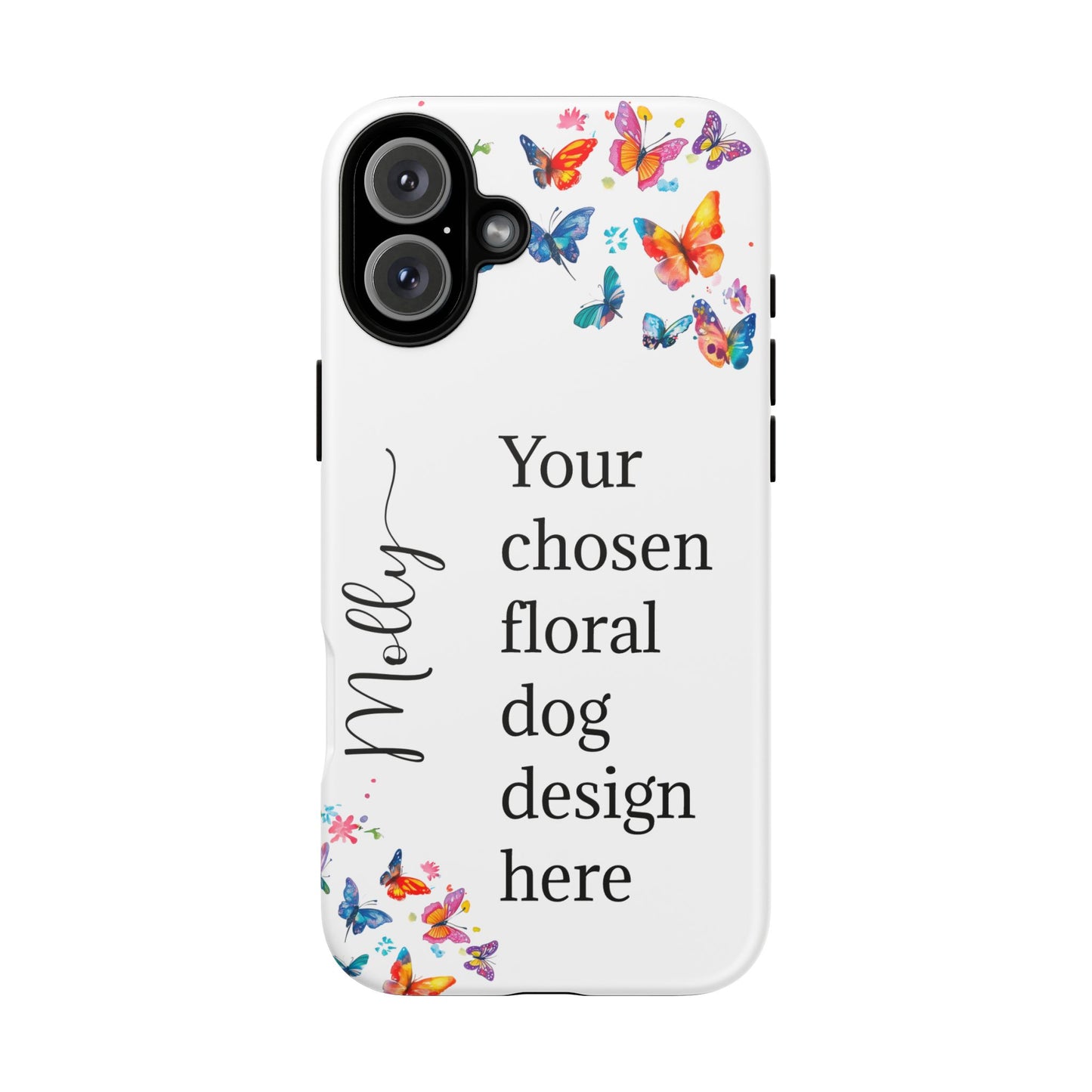 Phone Case, Personalized from ANY OF OUR DESIGNS - White case