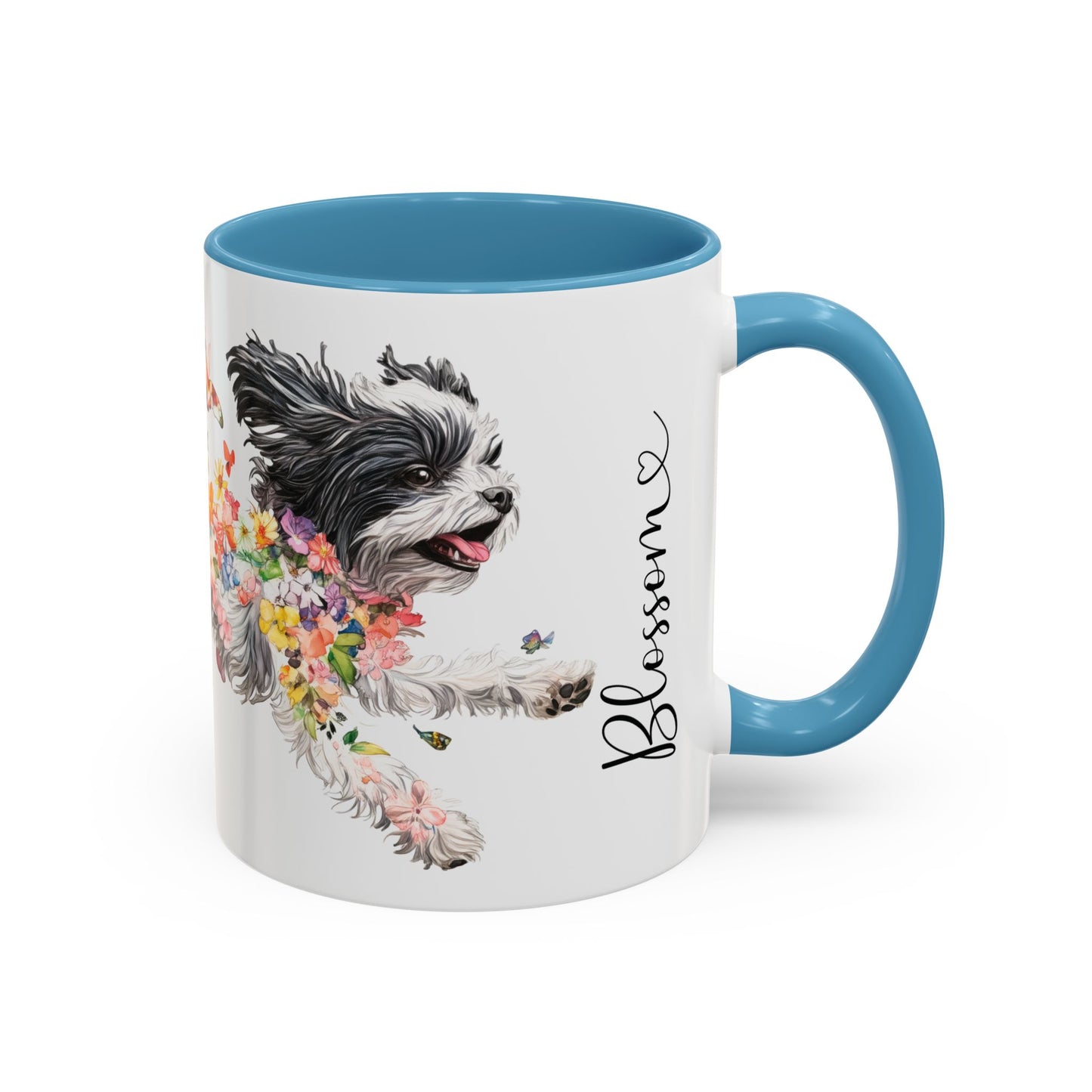 Shih Tzu #2 Personalized Accent Mugs, 11oz