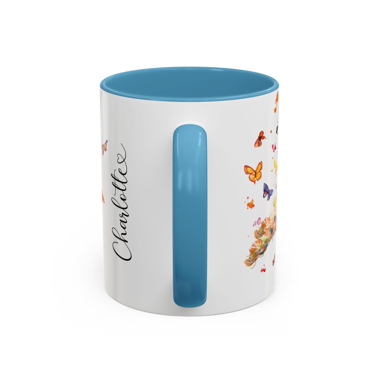 Otterhound Personalized Accent Mugs, 11oz