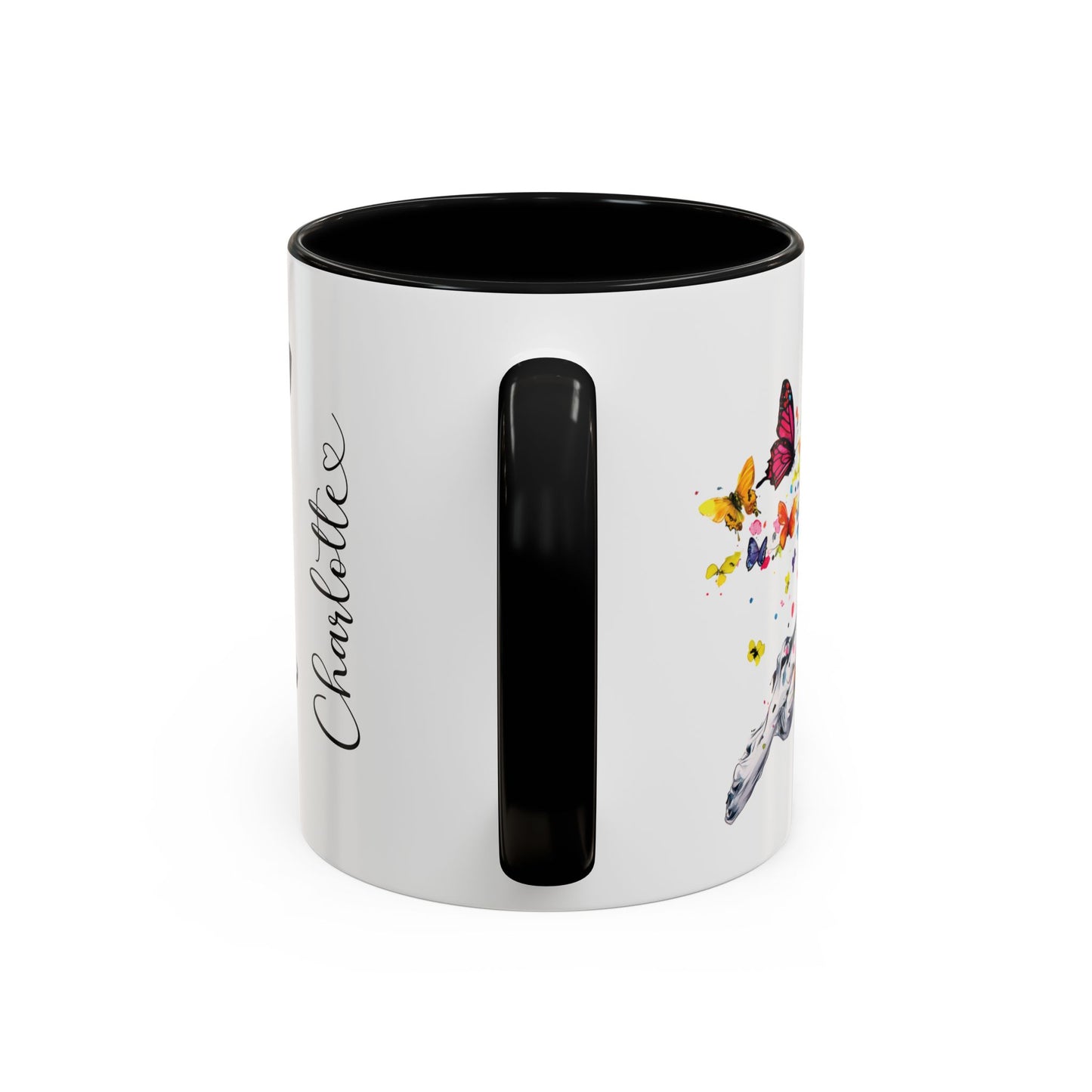 English Setter #4 Personalized Accent Mugs, 11oz