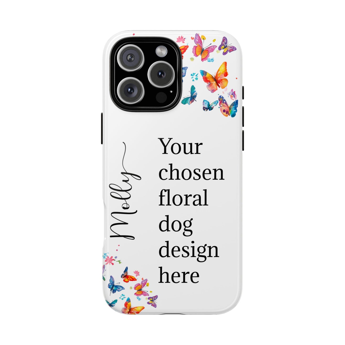 Phone Case, Personalized from ANY OF OUR DESIGNS - White case