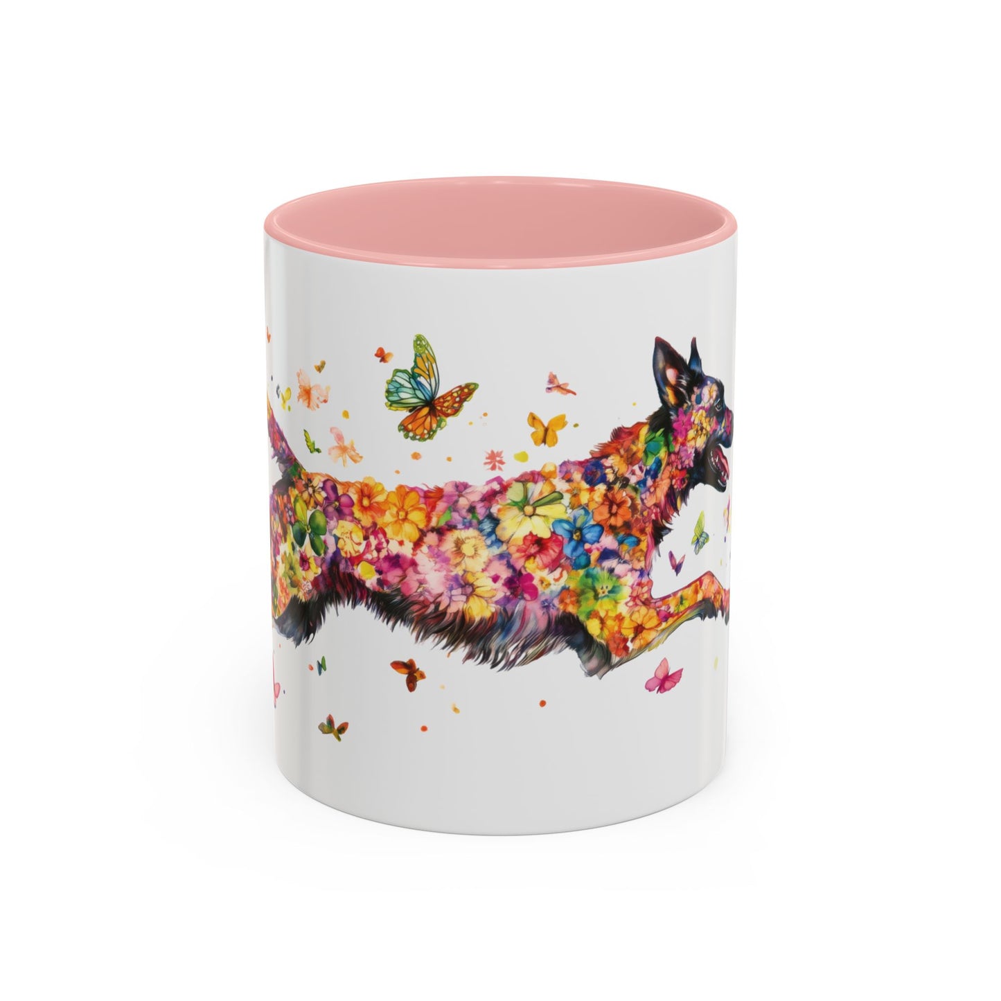 Dutch Shepherd Personalized Accent Mugs, 11oz