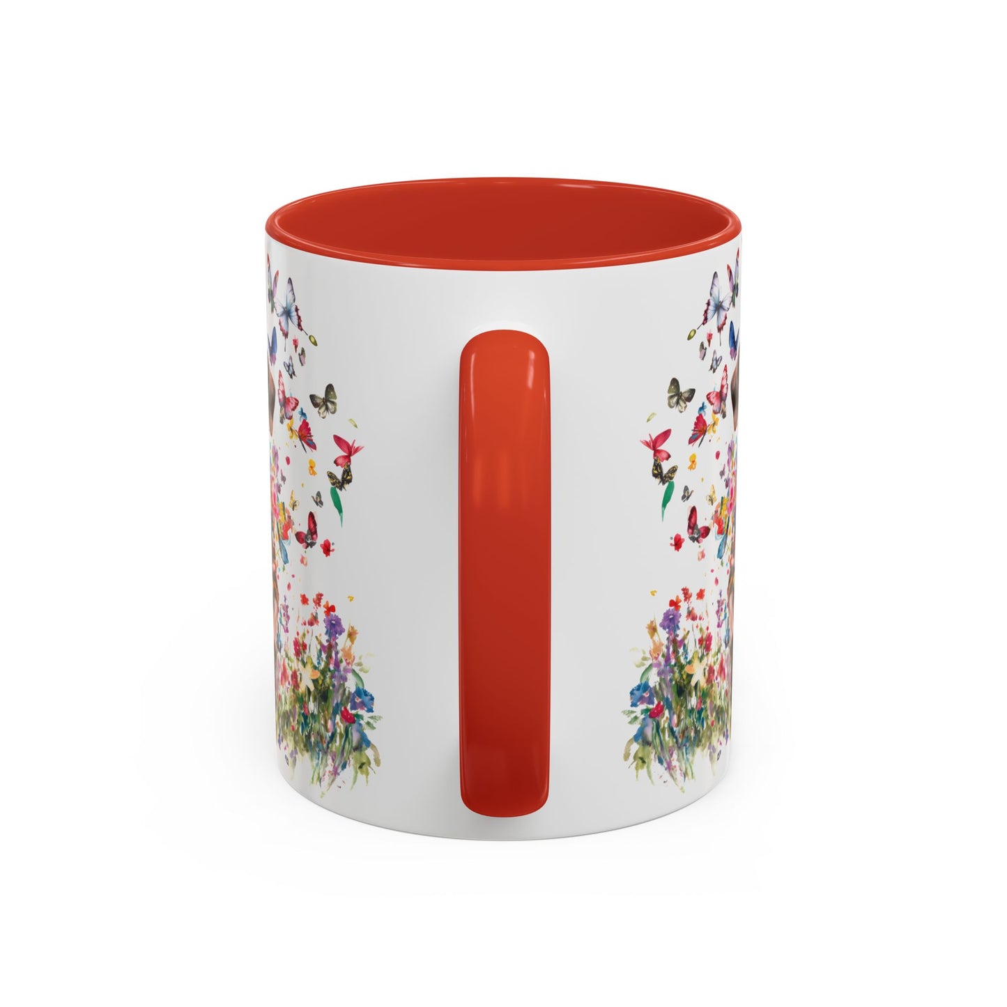 Chocolate Labrador #2 Personalized Accent Mugs, 11oz