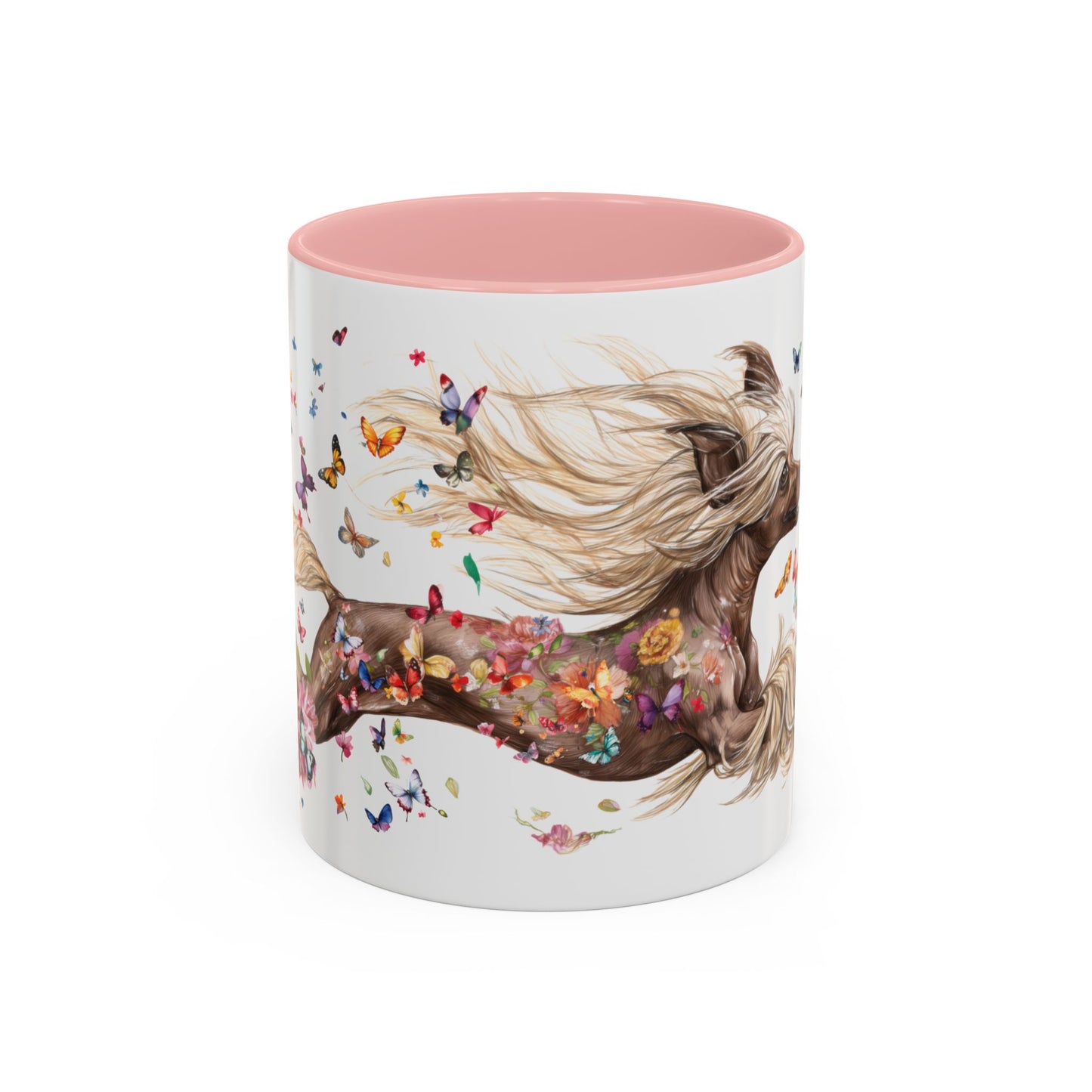 Chinese Crested Personalized Accent Mugs, 11oz