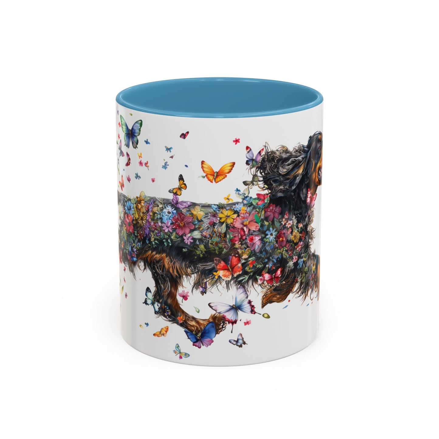 English Cocker Spaniel Personalized Accent Mugs, 11oz