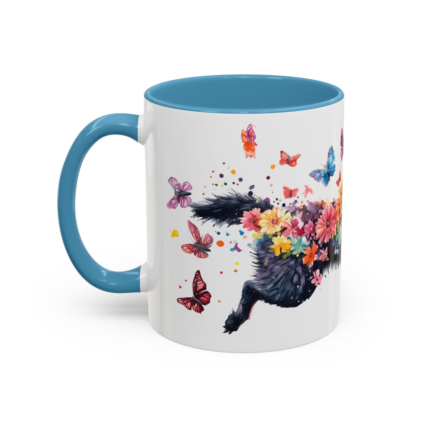 Black Shepherd Personalized Accent Mugs, 11oz