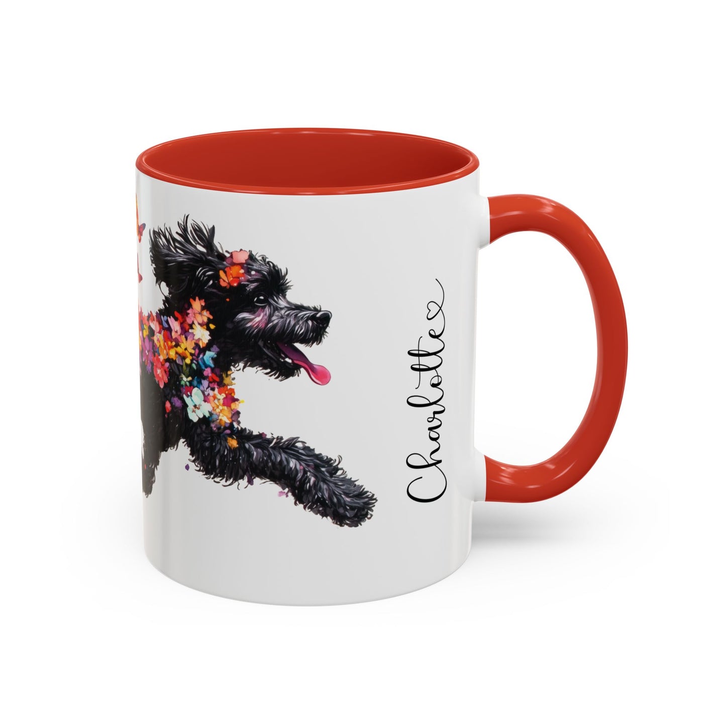 Cavoodle/Cavapoo #1 Personalized Accent Mugs, 11oz