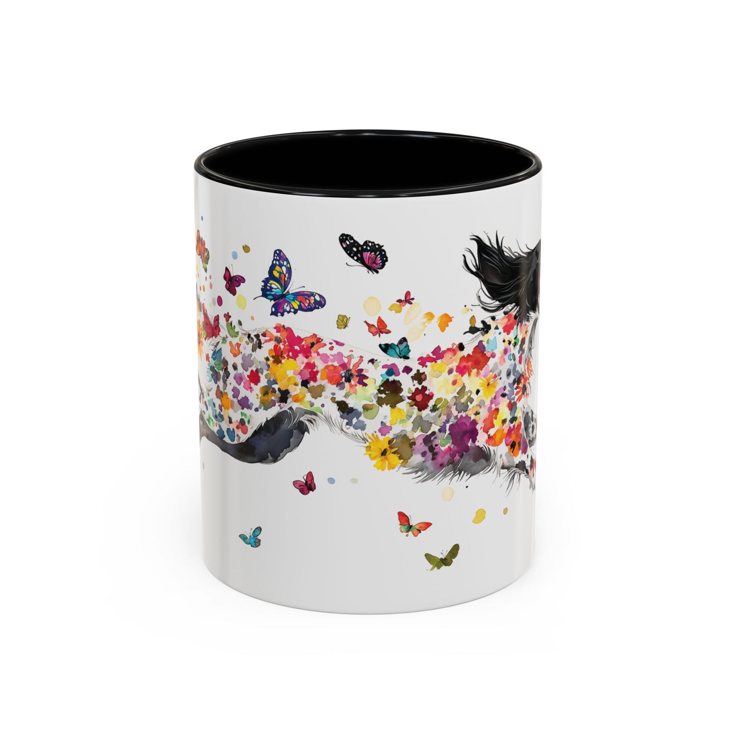 English Setter #3 Personalized Accent Mugs, 11oz