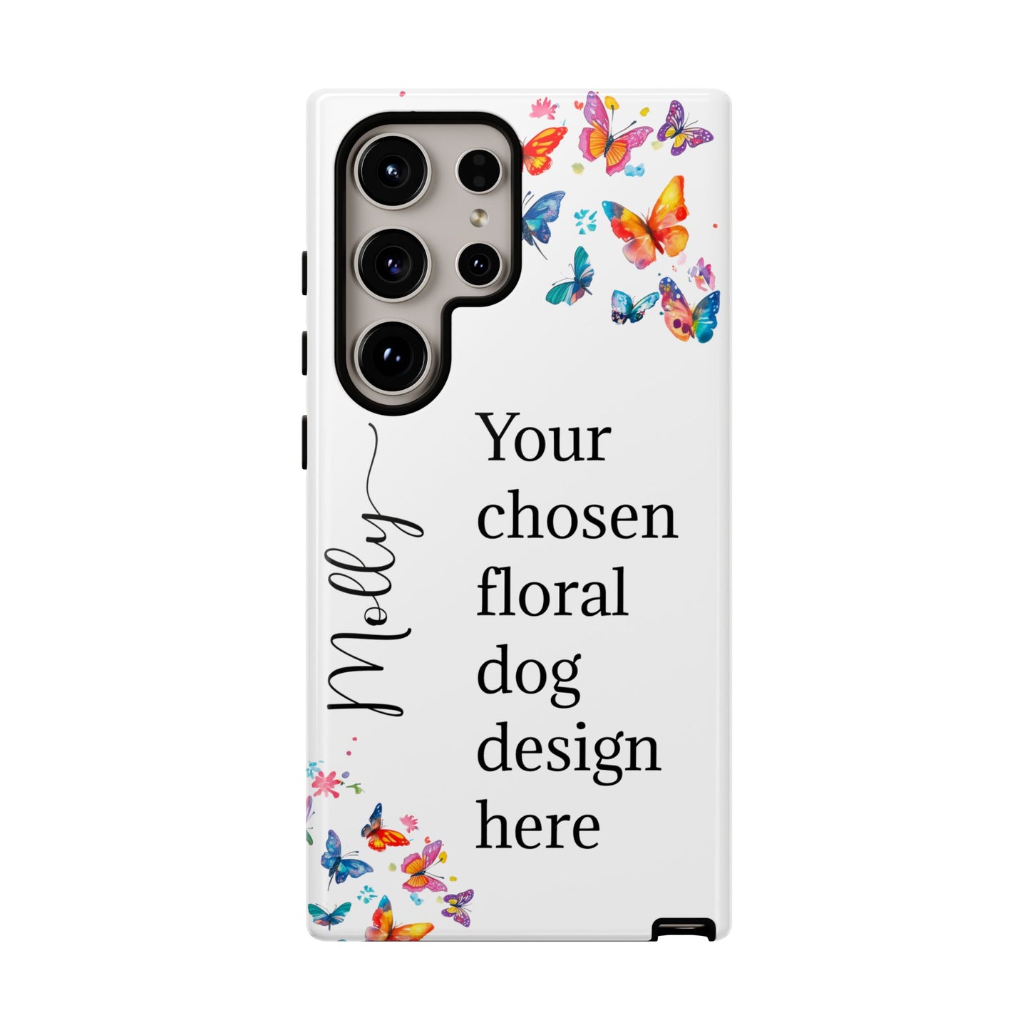 Phone Case, Personalized from ANY OF OUR DESIGNS - White case