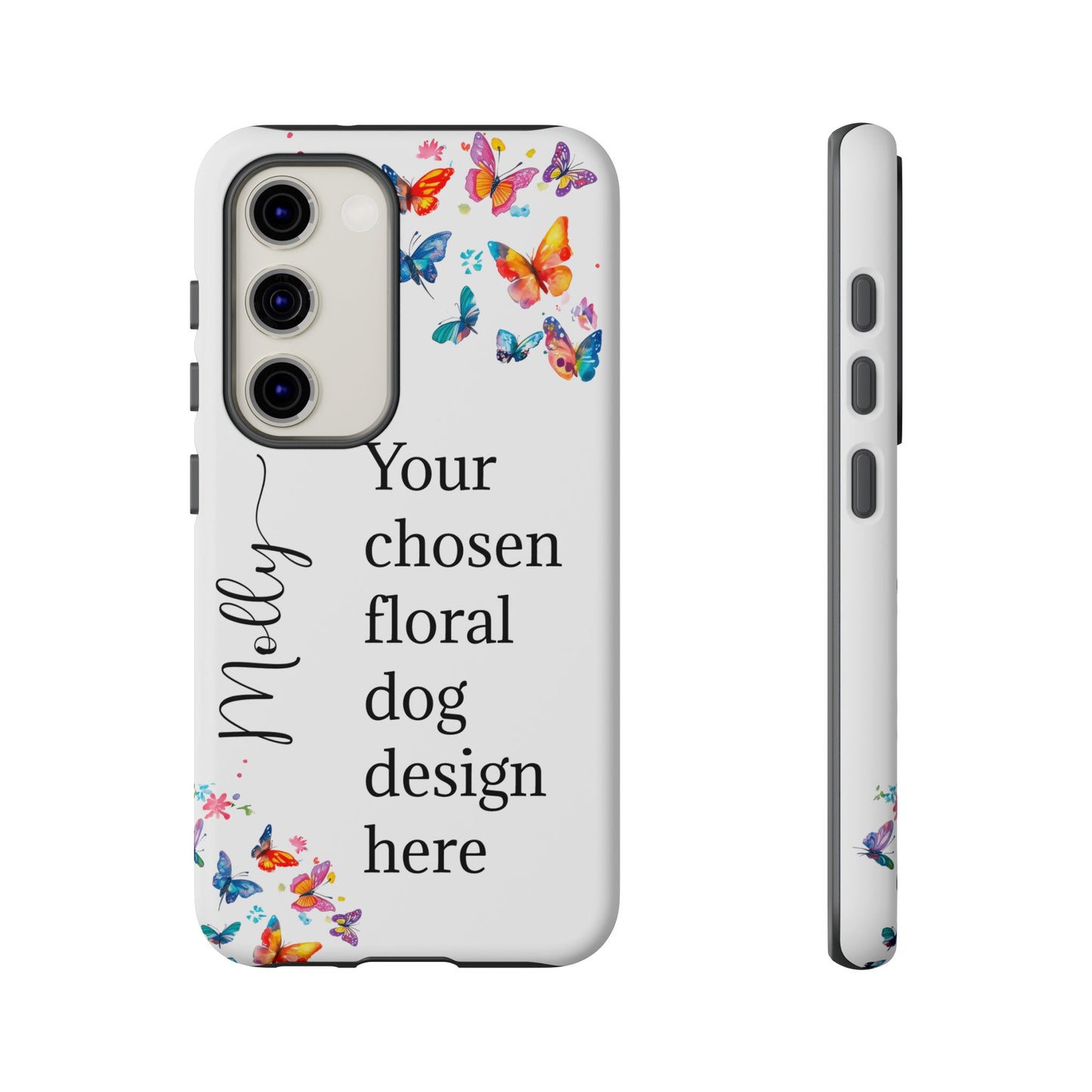 Phone Case, Personalized from ANY OF OUR DESIGNS - White case