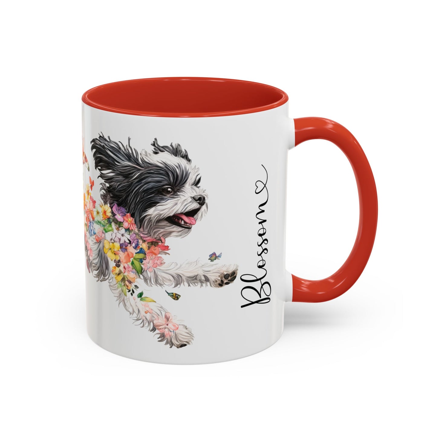 Shih Tzu #2 Personalized Accent Mugs, 11oz