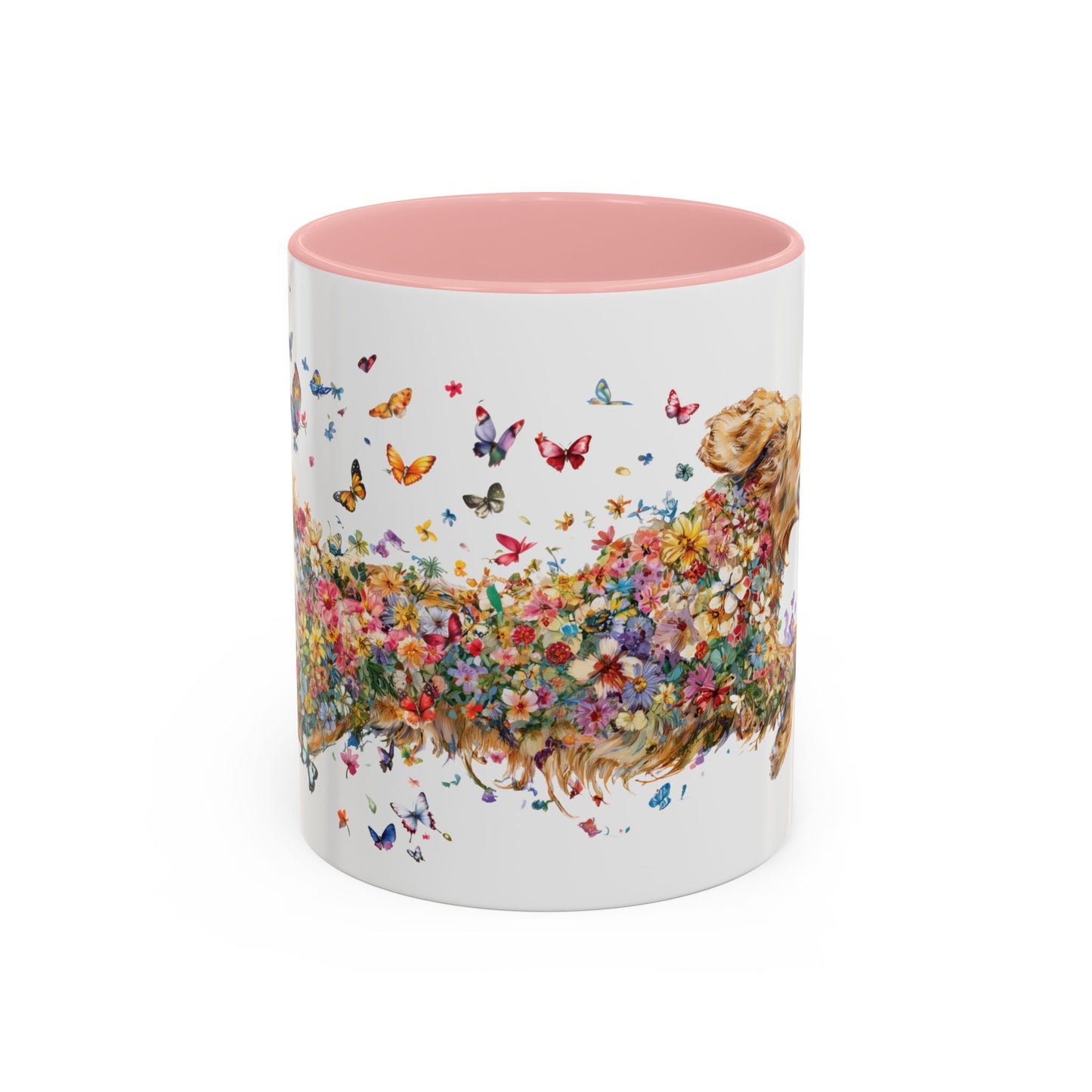 Golden Retriever #2 Retriever Personalized Accent Mugs, 11oz
