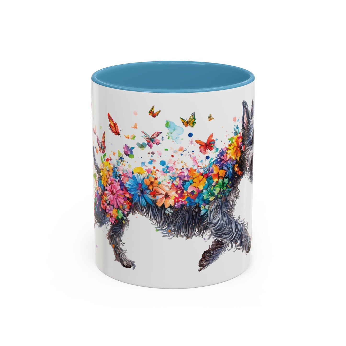 Schnauzer Personalized Accent Mugs, 11oz