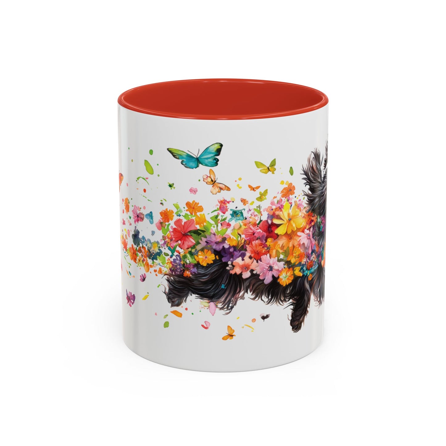 Peekingese #4 Personalized Accent Mugs, 11oz