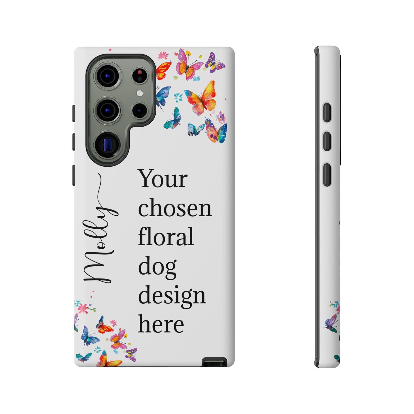 Phone Case, Personalized from ANY OF OUR DESIGNS - White case