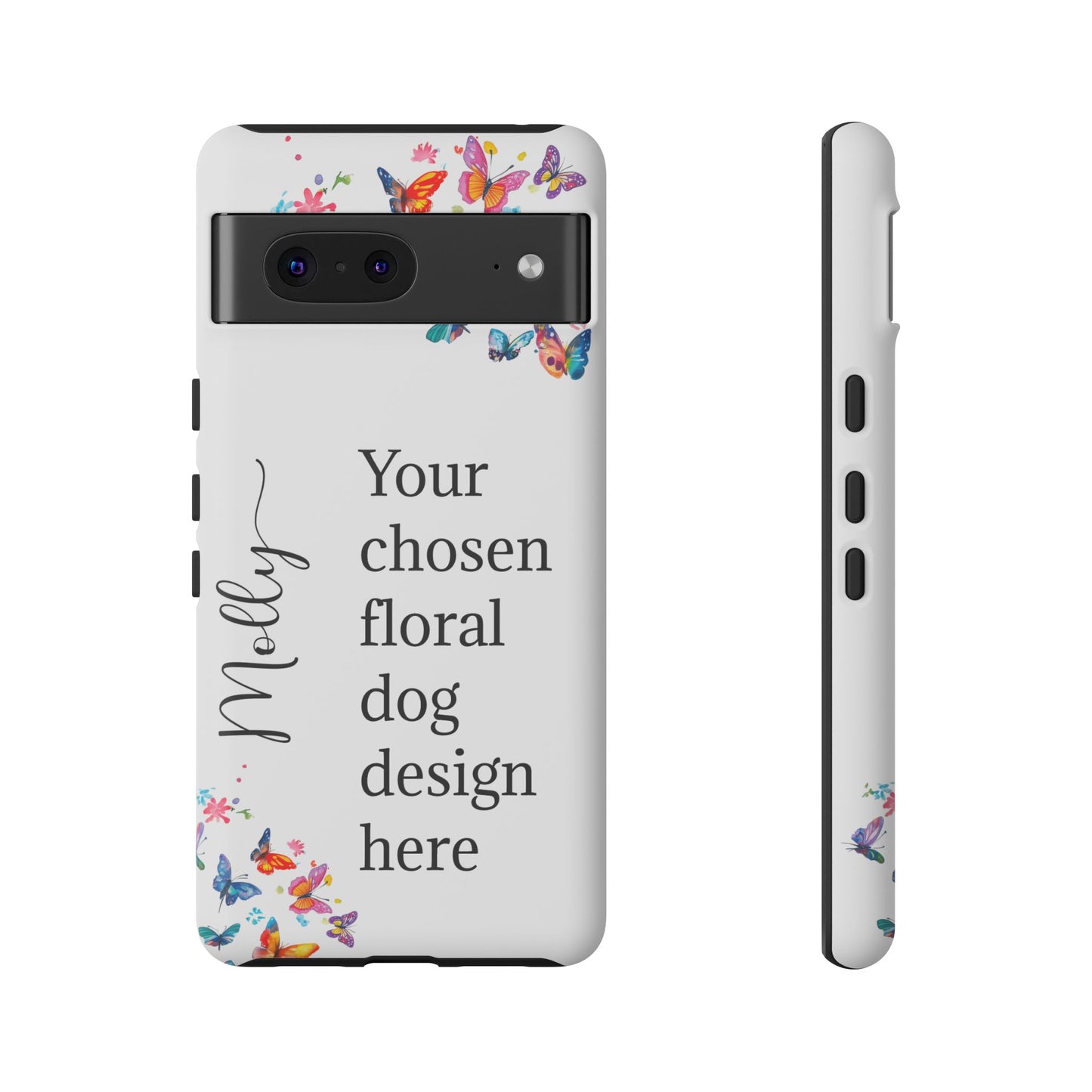 Phone Case, Personalized from ANY OF OUR DESIGNS - White case