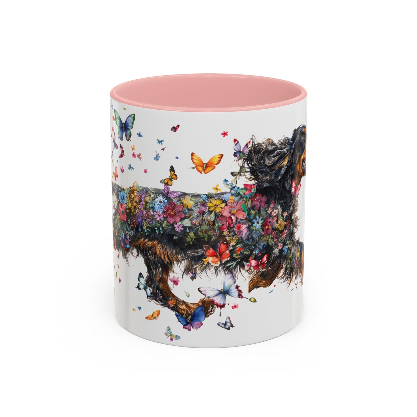 English Cocker Spaniel Personalized Accent Mugs, 11oz