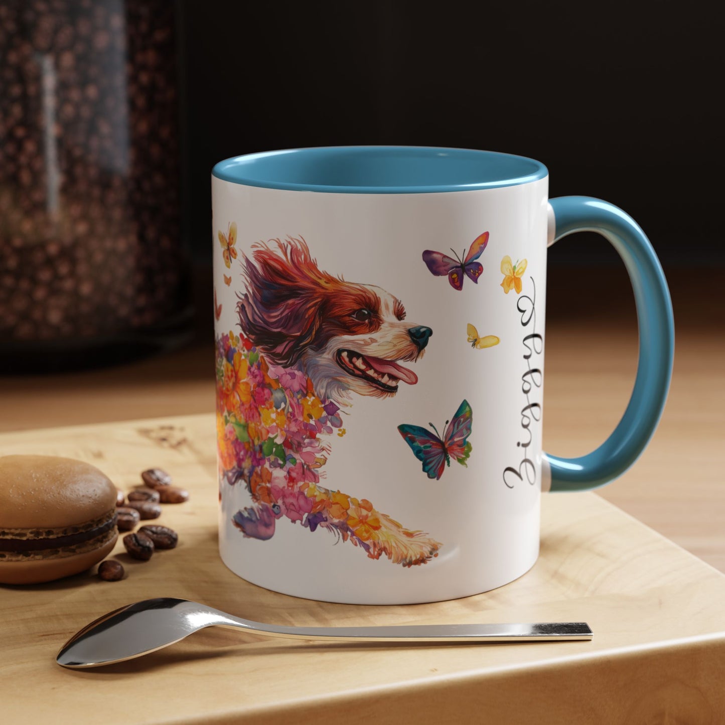 Cavalier King Charles Spaniel Personalized Accent Mugs, 11oz